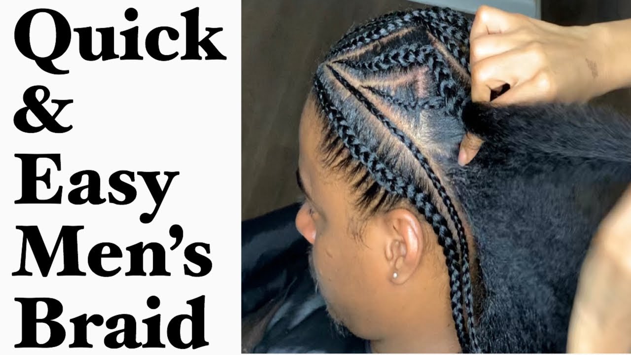 BRAIDS || CORNROW || FOR MEN - YouTube