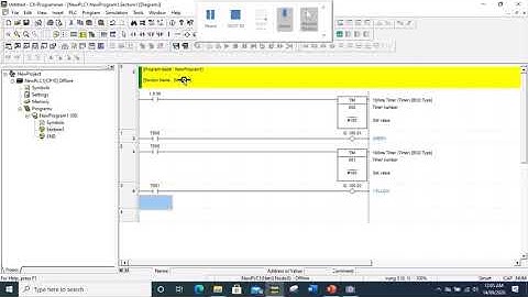 OMRON PLC CP1E-N20DR-A Timer Tutorial 2