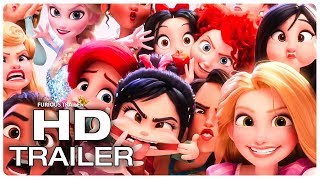 WRECK IT RALPH 2 Frozen, Merida, Disney Princesses \& Baby Moana Funny Scenes - Best Scenes (2018)