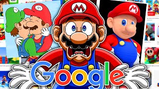 MARIO GOOGLES HIMSELF!