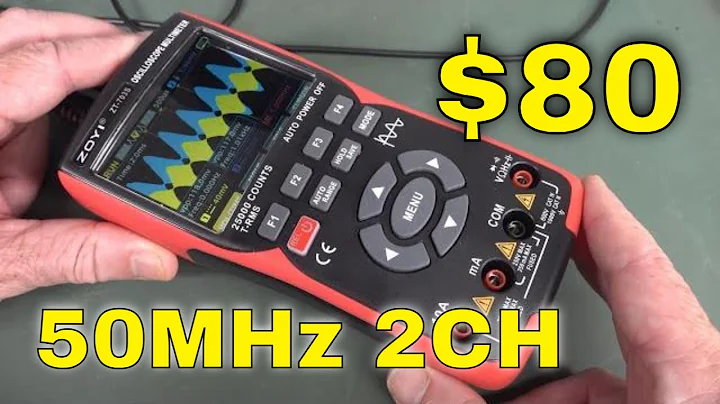 EEVblog 1597 - Zoyi ZT-703S $80 2CH 50MHz Oscilloscope/Multimeter Review