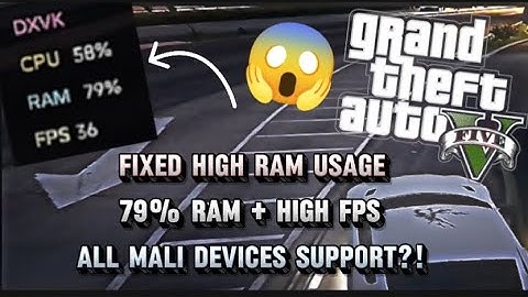 FIXED HIGH RAM USAGE FOR GTA V?! | SUPPORT ALL MALI DEVICES?!! GTA V GAMEHUB OLD VER WITH NO FC!! 