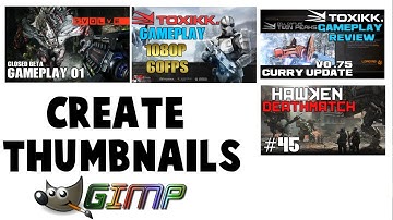 How To Create Thumbnails Using Gimp 2015