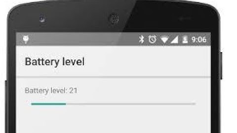 Broadcast Receiver In Android With Example • Battery Level Changed Receiver •