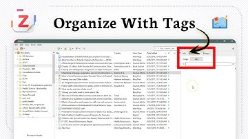 Hoe u uw bestanden organiseert met Zotero-tags