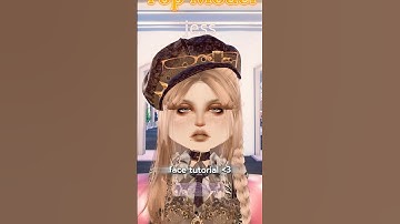 REALISTIC FACE TUTORIAL #dti #dresstoimpress #roblox #style #makeup #face #custom #tips #help #combo
