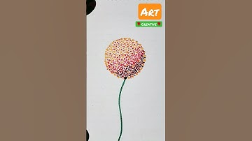 How To Make Creative Art Tutorial Shorts, Satisfying Art, #shorts