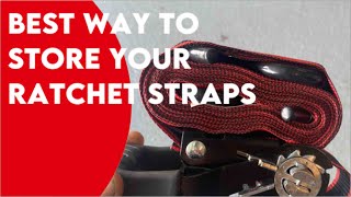 The best way to store ratchet straps