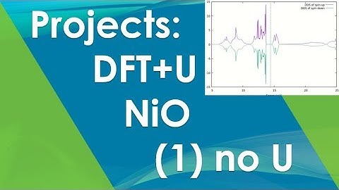 Project: 12.1 (DFT+U) NiO ref. without U | Quantum Espresso Tutorial 2019