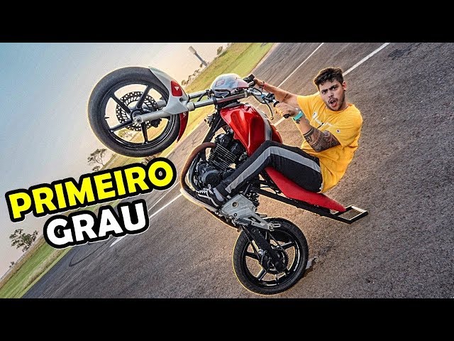 Treinamento ..  Desenho de moto empinando, Motos esportivas, Grau de moto