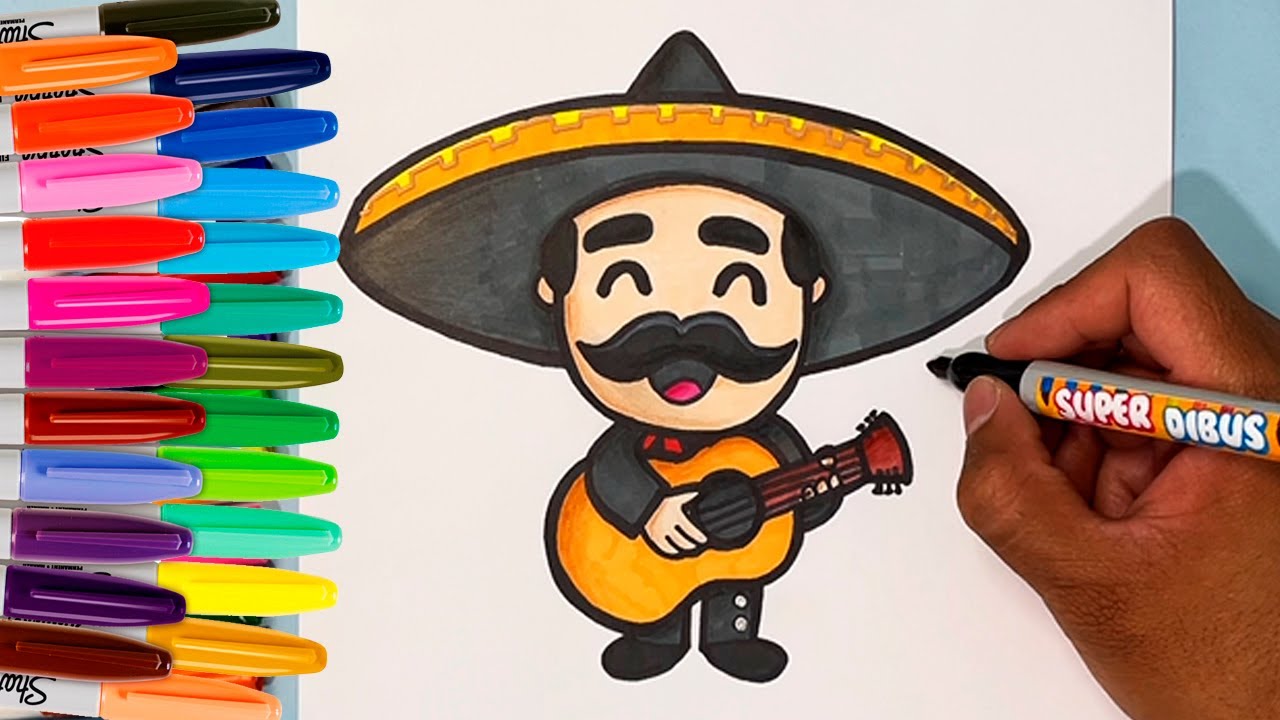 COMO DIBUJAR UN MARIACHI KAWAII | How to Draw a Mexican Mariachi - thptnganamst.edu.vn