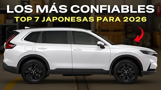 Los 7 SUV japoneses MÁS confiables de 2026 Diseñados para DURAR décadas