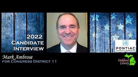 2022 Candidate Inrterview Mark Ambrose for Congres...