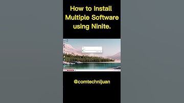 How to Install Multiple Software using Ninite #shorts
