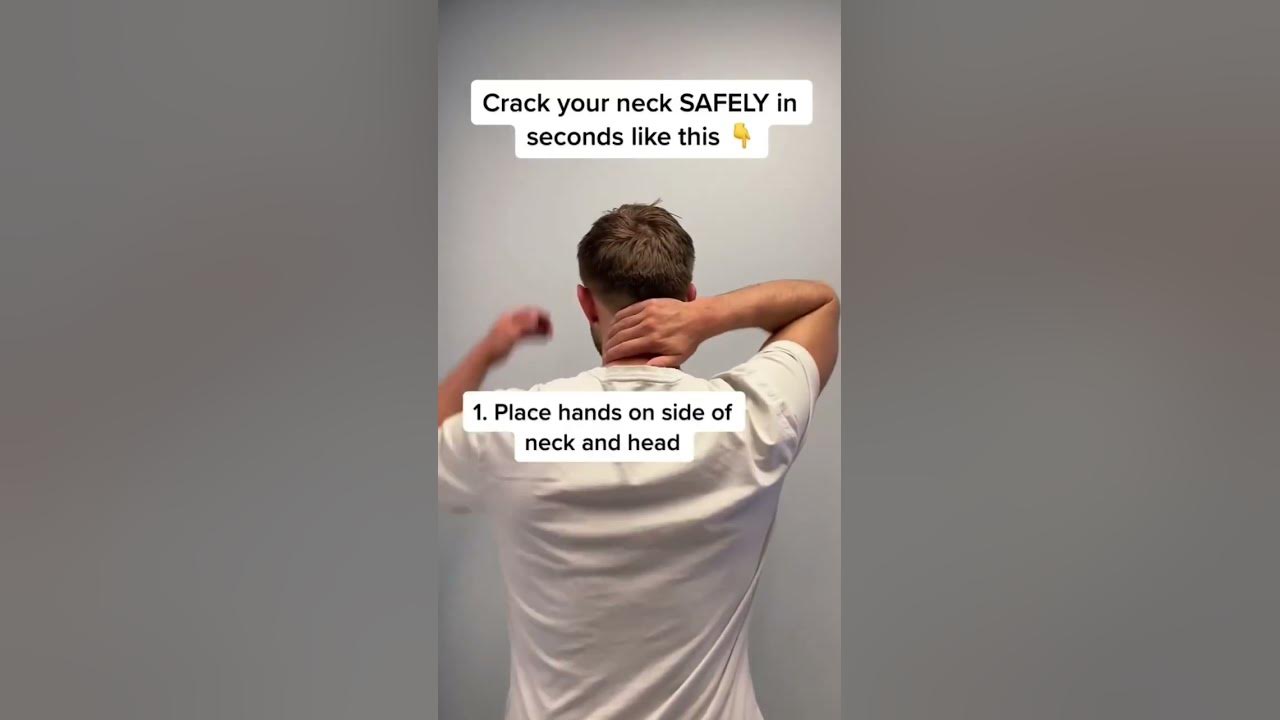 How to safely crack your neck at home youtube