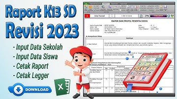 Ada Raport Projeknya, APLIKASI RAPORT K13 SEKOLAH DASAR SD VERSI 2023 TERBARU