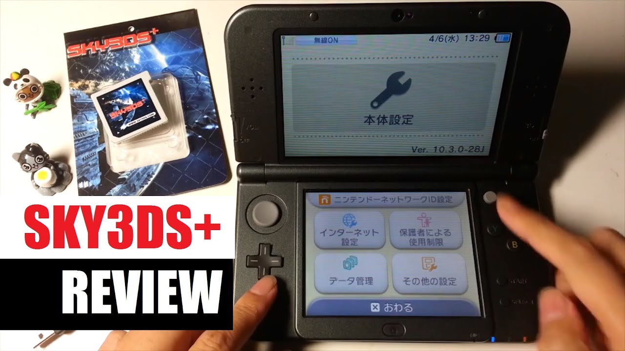 Sky3ds Plus Sky3ds For All 3ds Models Frist Unboxing Hands On Review Youtube