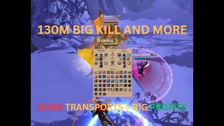 GANK TRANSPORT 133M+ AND MORE - ALBION ONLINE GANK