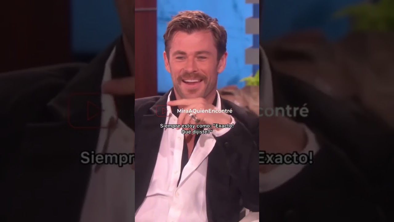 Chris Hemsworth y su perfecto español 😂 | 