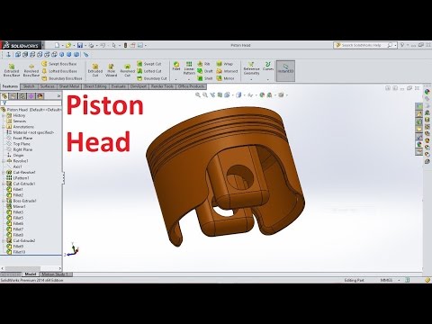 Solidworks Tutorial Piston Head