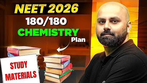 180/180 Strategy for CHEM 🔥 Ultimate RESOURCES for PC & Physics 🎯 Sudhanshu Sir #neet2026 #neet