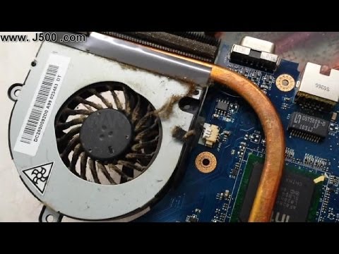 Notebook Cleaning Fan Cooler Fix High Temperature Problem