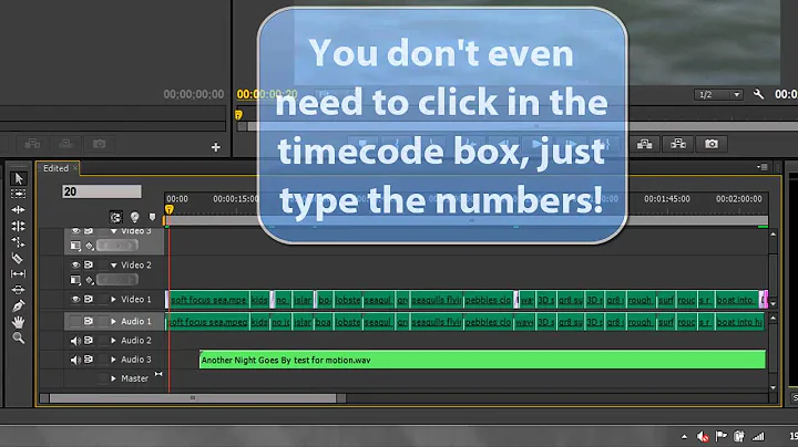 Premiere Pro Basics (CS6 & above): 13 Timecode & Playhead