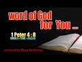 The Bible Words 1 Peter 4 : 8 - Sinhala+Tamil+English - Word of God - TH...