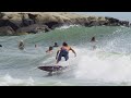 Kolohe Andino and Rasta Rob ripping tiny waves in New Jersey 