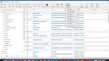 Unread Emails Filter in Outlook Mac