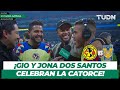 🏆🦅 ¡Los hermanos Dos Santos celebran el CAMPEONATO DEL AMÉRICA! | TUDN