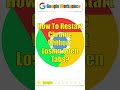 How to restart Chrome without losing open tabs? | #Short