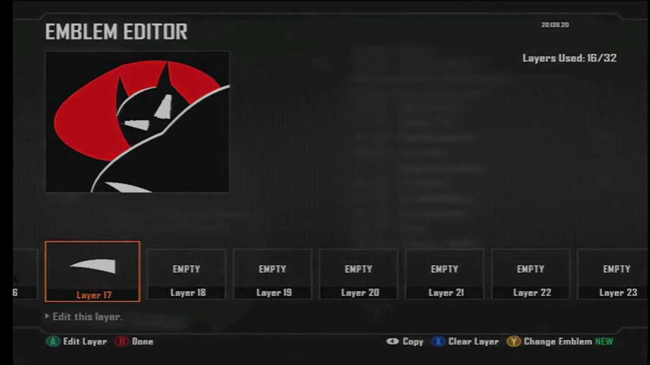 Black Ops 2 | Bat Man Emblem Tutorial