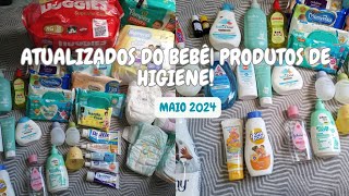 Atualizados de produtos de higiene do meu bebê| Maio 2024❤️ #estoquedehigienedomensal