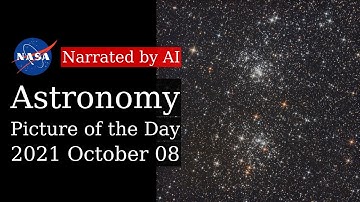 APOD: 2021-10-08 - The Double Cluster in Perseus (Narrated by Brian)