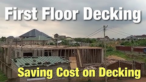 Building In Ghana 🇬🇭 First Floor Decking | Building Homes In Ghana | Decking works Start To Finish