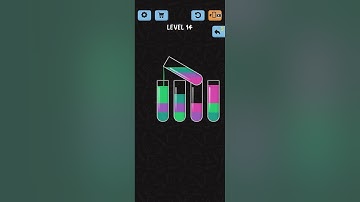 color water sort puzzle level 14 walkthrough solution