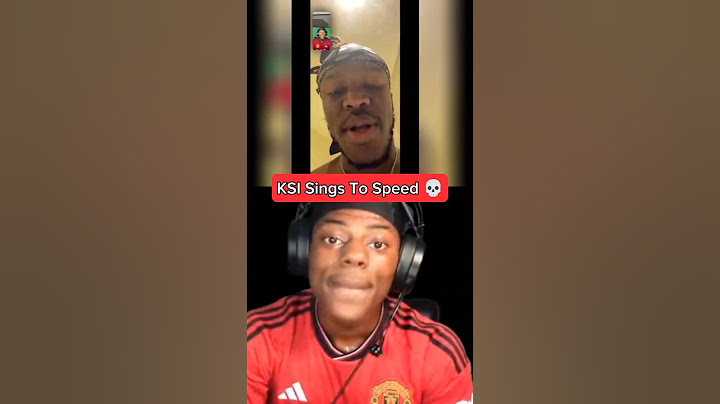 KSI Sings To Speed 💀