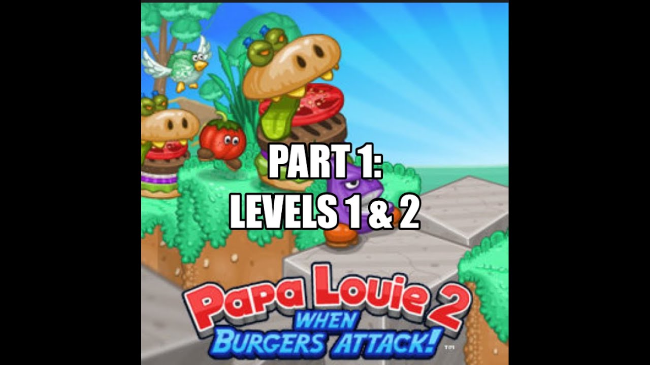 PAPA LOUIE 2023  Papa Louie 2: Part 1 - Playing Levels 1 & 2