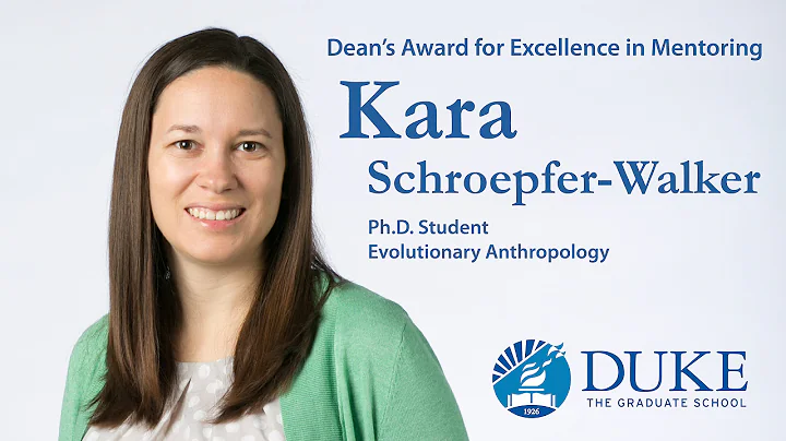 Being A Role Model for Undergraduates: Kara Schroe...