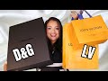 Luxury Fashion Unboxing | I had to Get them! Louis Vuitton and D&amp;G Double Unboxing | Ceylon Cleo