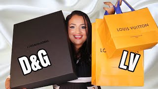 Luxury Fashion Unboxing | I had to Get them! Louis Vuitton and D&amp;G Double Unboxing | Ceylon Cleo