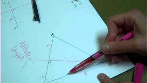 Constructing an altitude