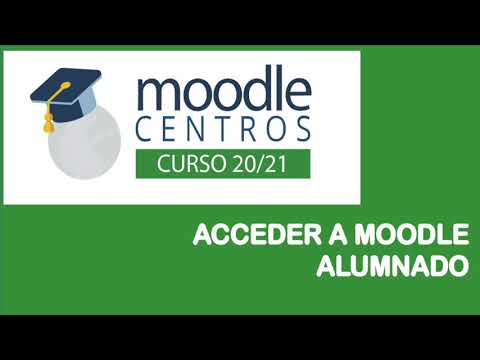 CÓMO ACCEDER A MOODLE CENTROS CON MÓVIL - CURSO 2020-2021