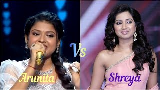 Video thumbnail of "manwa lage | shreya ghoshal vs arunita kanjilal"