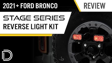 NEW! Stage Series Reverse Light Bracket Kit for the 2021+ Ford Bronco | Diode Dynamics