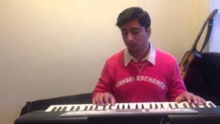 Video thumbnail of "iddarammayilatho BGM on keyboard"