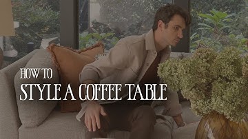 How to Style / Decorate a Rectangular Coffee Table - 1,2,3 Design Rule