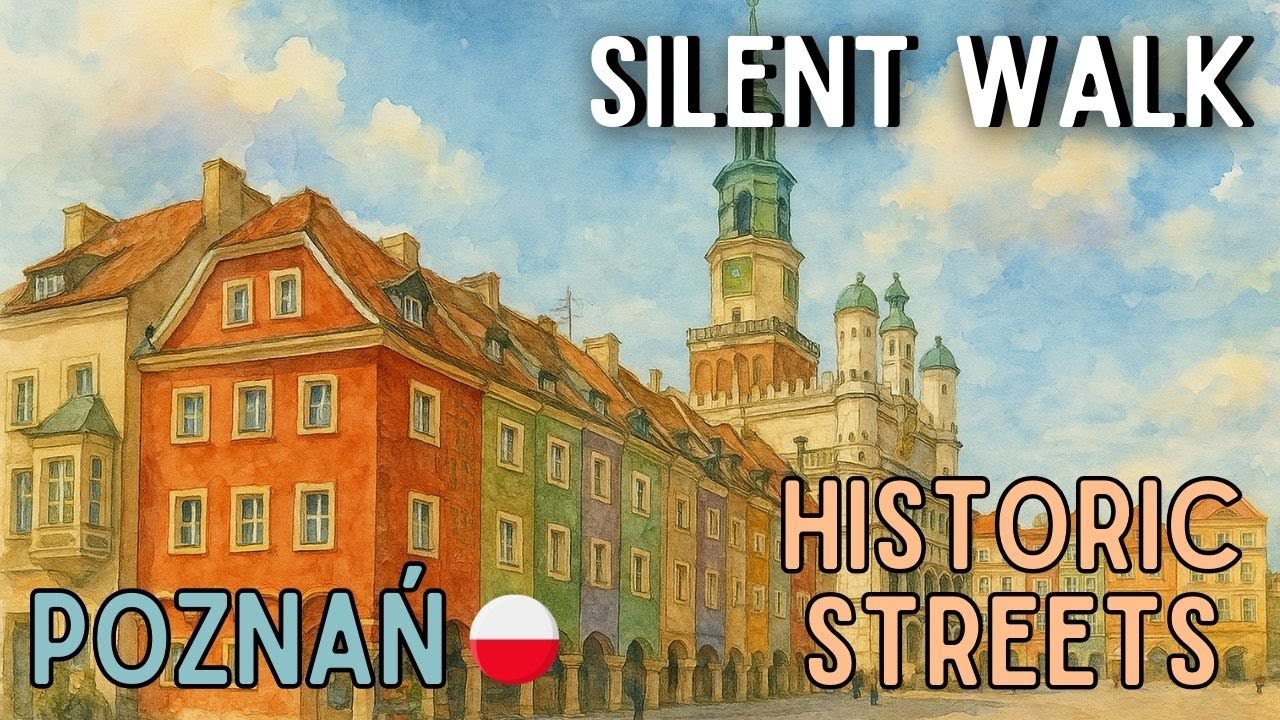 Silent Walking Tour - Poznań Historical Center - Poland 🇵🇱