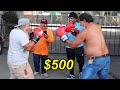 Paying strangers to knockout each other